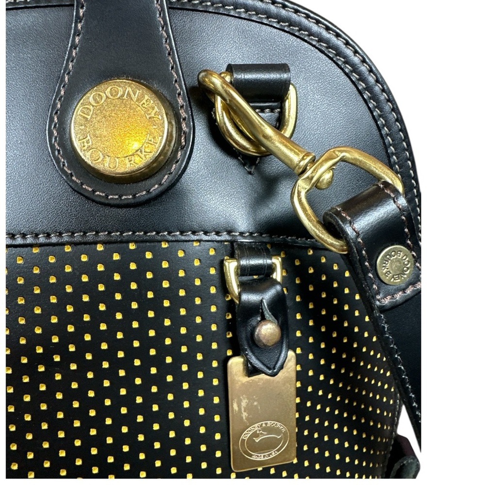 Dooney & Bourke EUC Vintage Perforated Cabriolet Dome Satchel - Picture 8 of 16